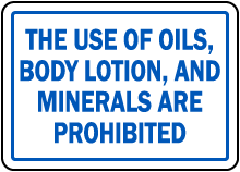 North Carolina Prohibited In Spa Sign