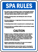 Rhode Island Spa Rules Sign