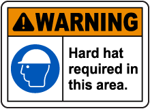 Hard Hat Required In This Area Sign