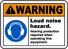 Hearing Protection Required Sign