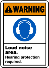 Hearing Protection Required Sign