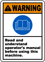 Read & Understand Manual Label
