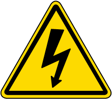 ISO Electricity Warning Label