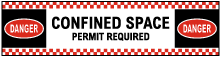Permit Required Floor Sign