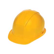 4 Point Ratchet Hard Hat – Yellow