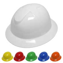 Full Brim 6-Point Ratchet Hard Hat