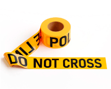 Police Do Not Cross Barricade Tape