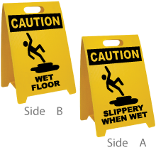 Wet Floor / Slippery When Wet Floor Sign