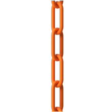 500 ft. Flourescent Orange Plastic Chain
