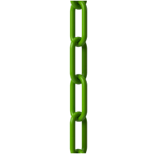 500 ft. Flourescent Green Plastic Chain