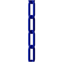500 ft. Blue Plastic Chain