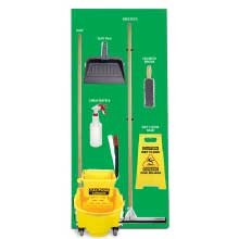 Clean and Sweep Tools 5S Wet Shadow Board Green/White