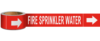Fire Sprinkler Water Pipe Marker