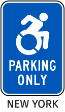 Accessible Parking Only Sign