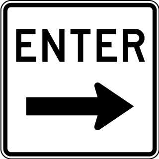 Enter (Right Arrow) Sign