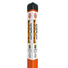 Custom Warning Fiber Optic Cable Triangular Marker