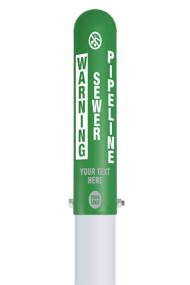 Custom Warning Sewer Pipeline Locator Bullet Marker