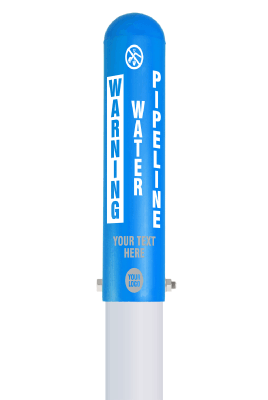 Custom Warning Water Pipeline Locator Bullet Marker