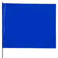 Blue Utility Marking Flag