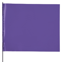 Purple Irrigation & Slurry Lines Utility Marking Flag
