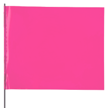Pink Survey Utility Marking Flag