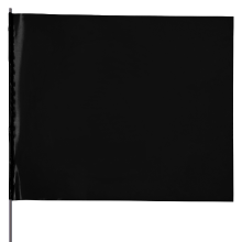 Black Utility Marking Flag 