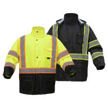 Hi-Vis Rain Coat