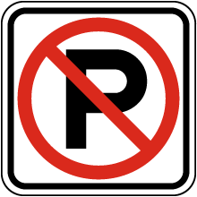 No Parking Sign