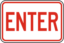 Enter Sign