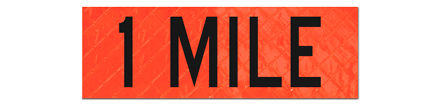 1 Mile Overlay 22 × 7″ 