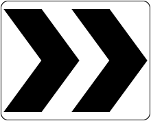 Roundabout Directional Sign