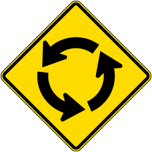 Roundabout Circulation Sign