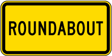 Roundabout Sign