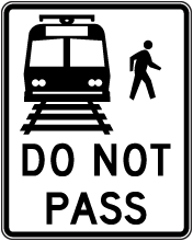 Do Not Pass Sign