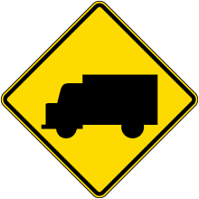 Truck Crossing Sign - X5753