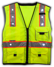 LED Vest Fluorescent Yellow/Green