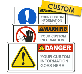 Custom ANSI Z535.4 & ISO 3864-2 Safety Label