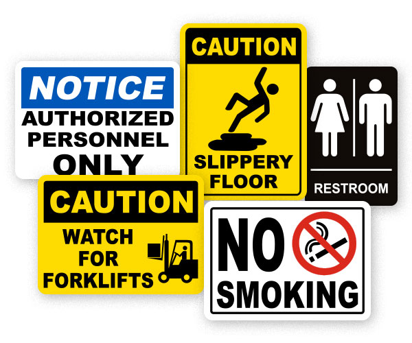 Facility Sign Examples