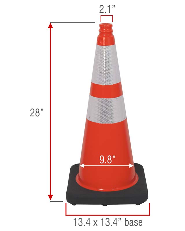28 inch traffic cone