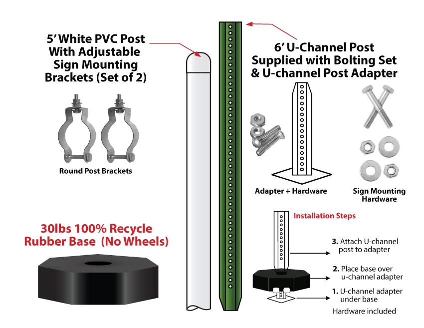 Base Configuration / Installation & Mounting Hardware