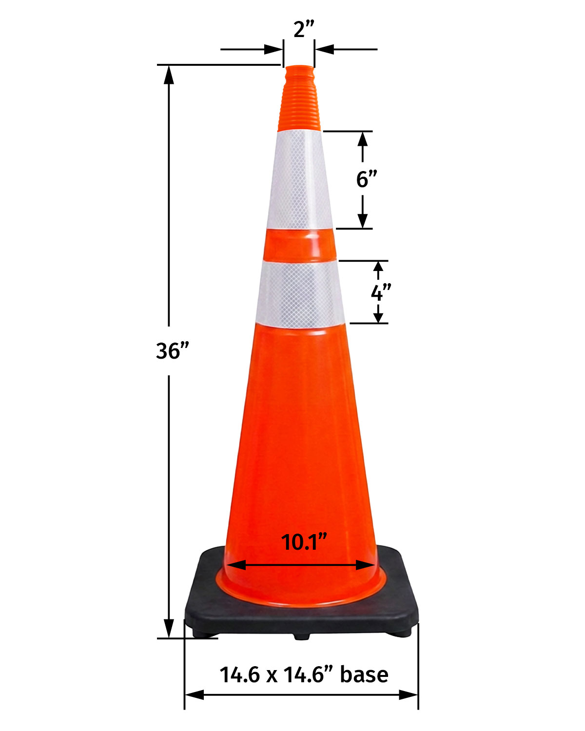 36 inch traffic cone