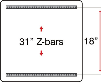 30 Octagon Z-bar configuration