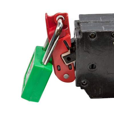120 and 240 Volt Circuit Breaker Lockout
