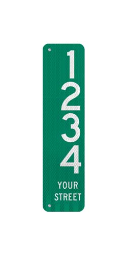 6 x 24 Sign with Arrow