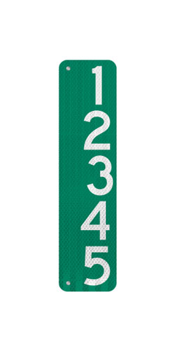 6 x 24 911 Address Sign