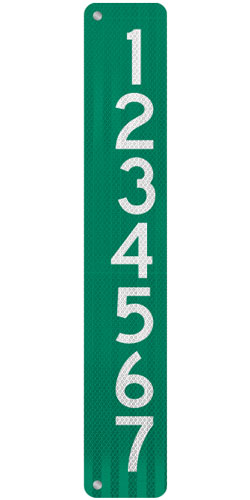 6 x 36 911 Address Sign