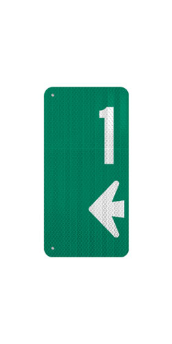 9 x 18 Sign with Arrow