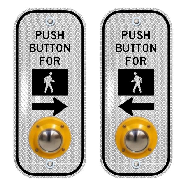 RRBF Push Buttons, one for going left and the other going right.