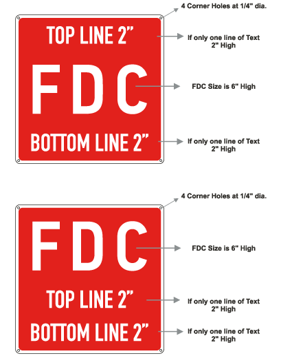 FDC Signs