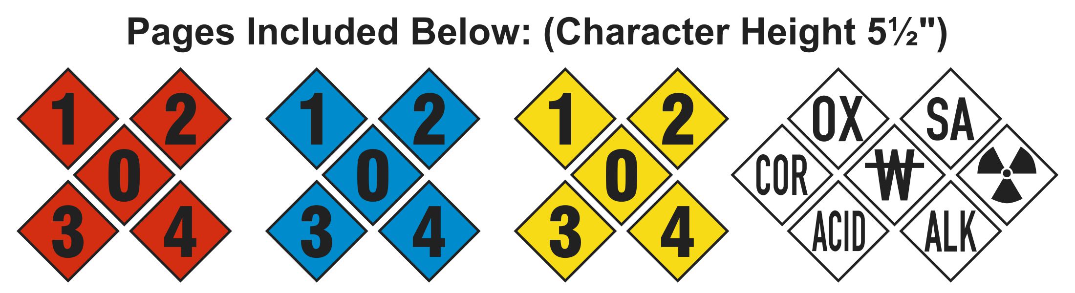 Dot Placard Holders